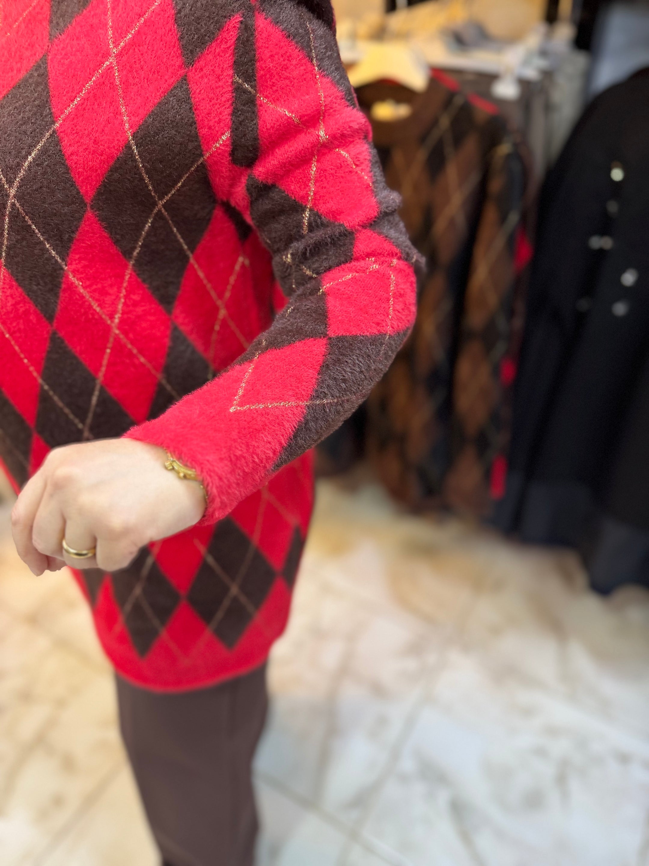 BAKLAVA DESEN YUMOŞ TUNİK 