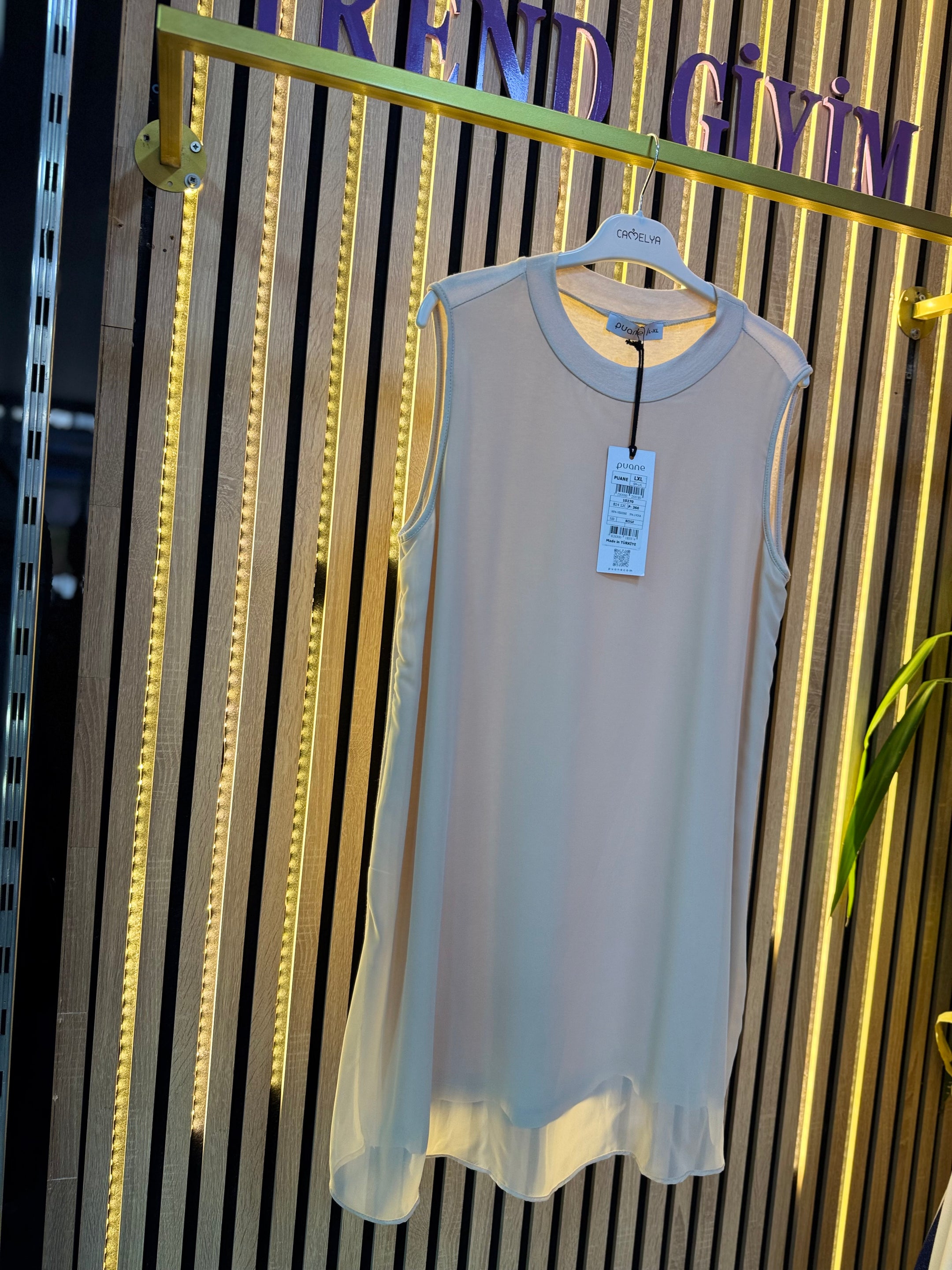 PUANE ÖNÜ TÜL SIFIR KOL İÇLİK 01