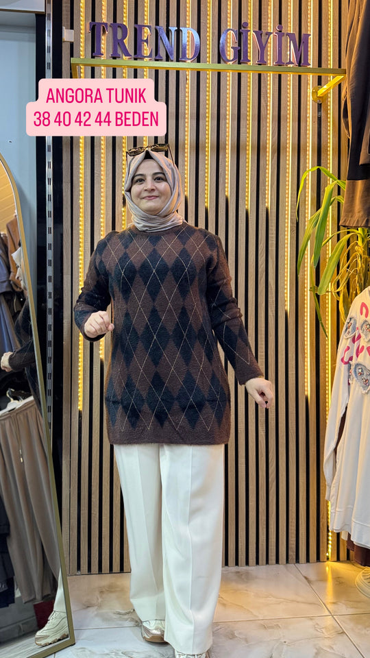 BAKLAVA DESEN YUMOŞ TUNIK