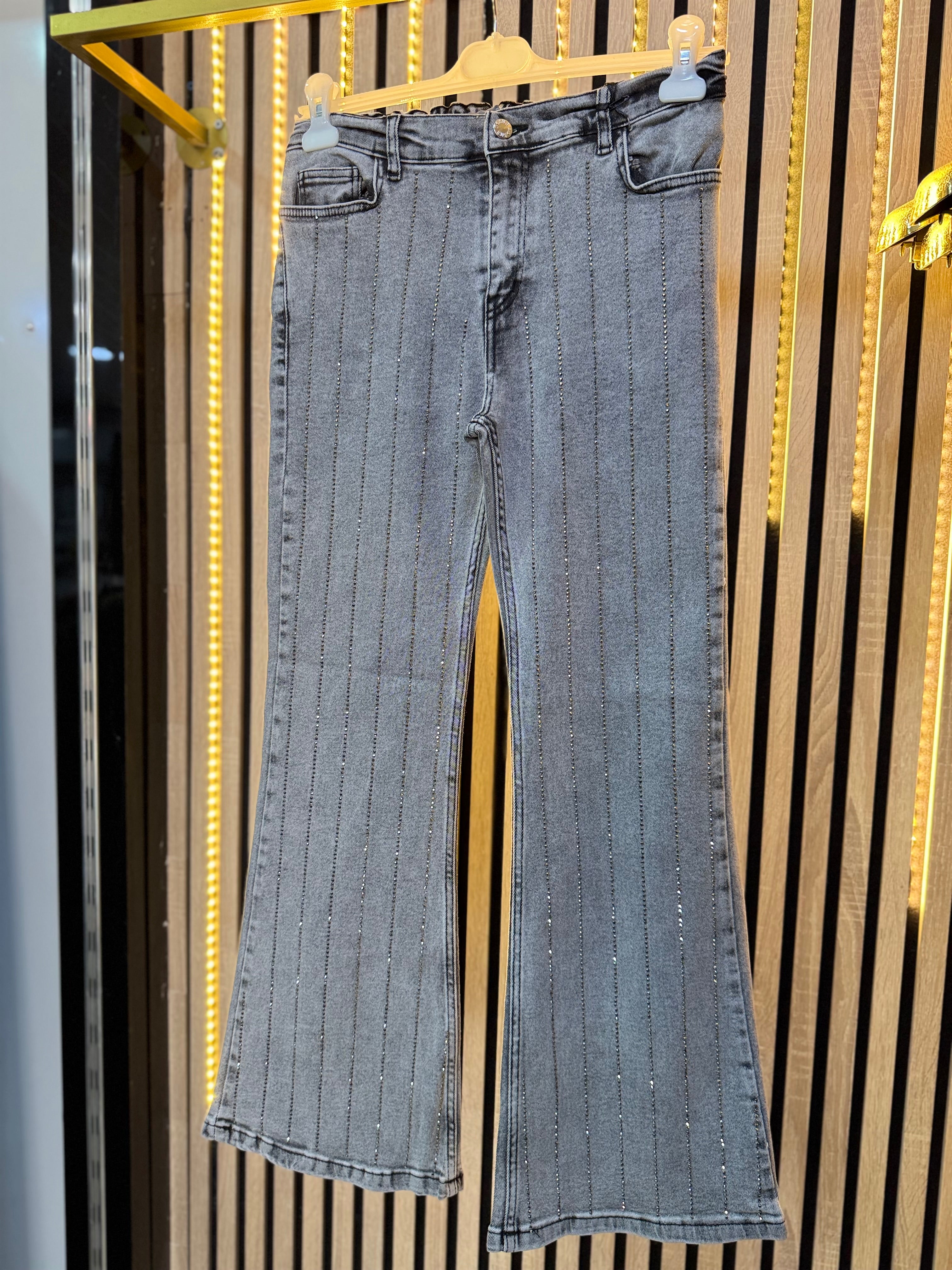TAŞLI İSPANYOL PAÇA PANTOLON