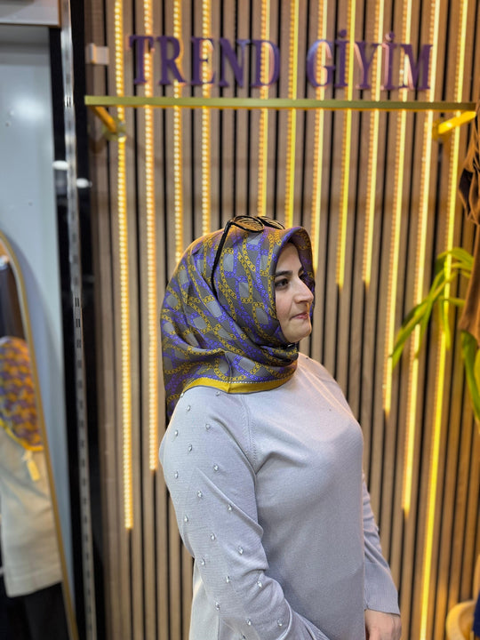 ARMİNE İPEK EŞARP T13