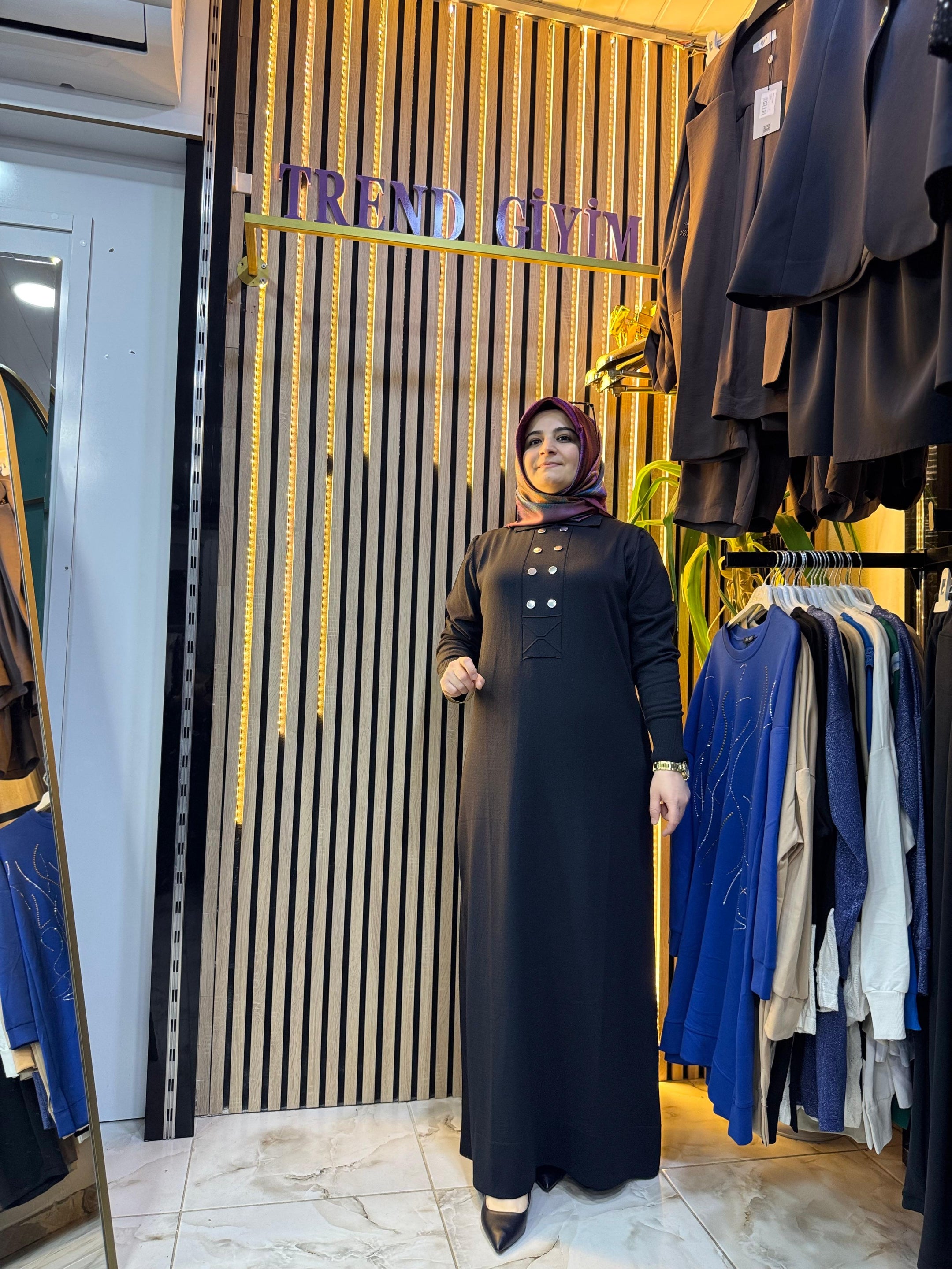 MERSERİZE SOğUK İP ELBİSE