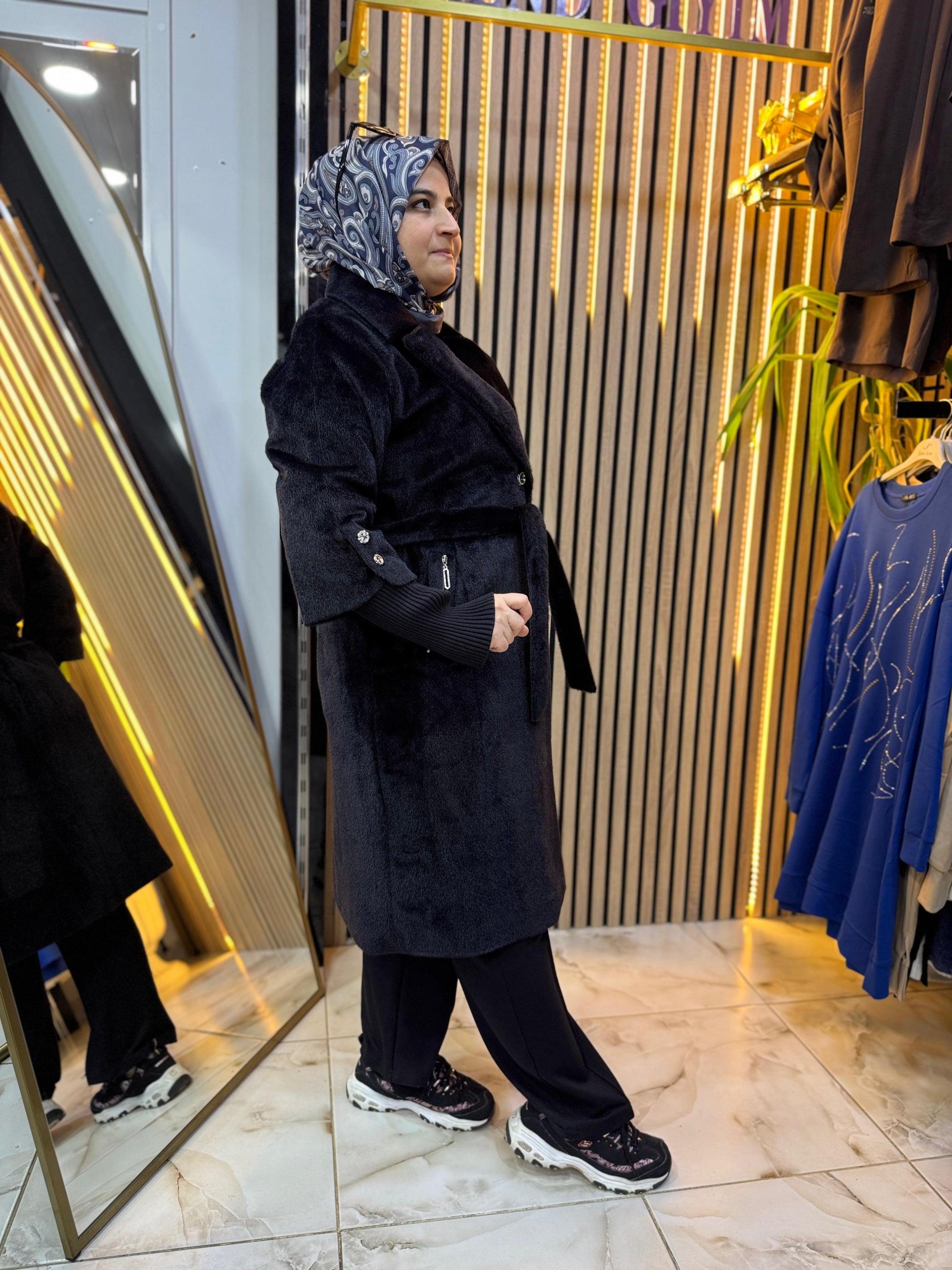 PREMİUM ANGORA KABAN SİYAH K10