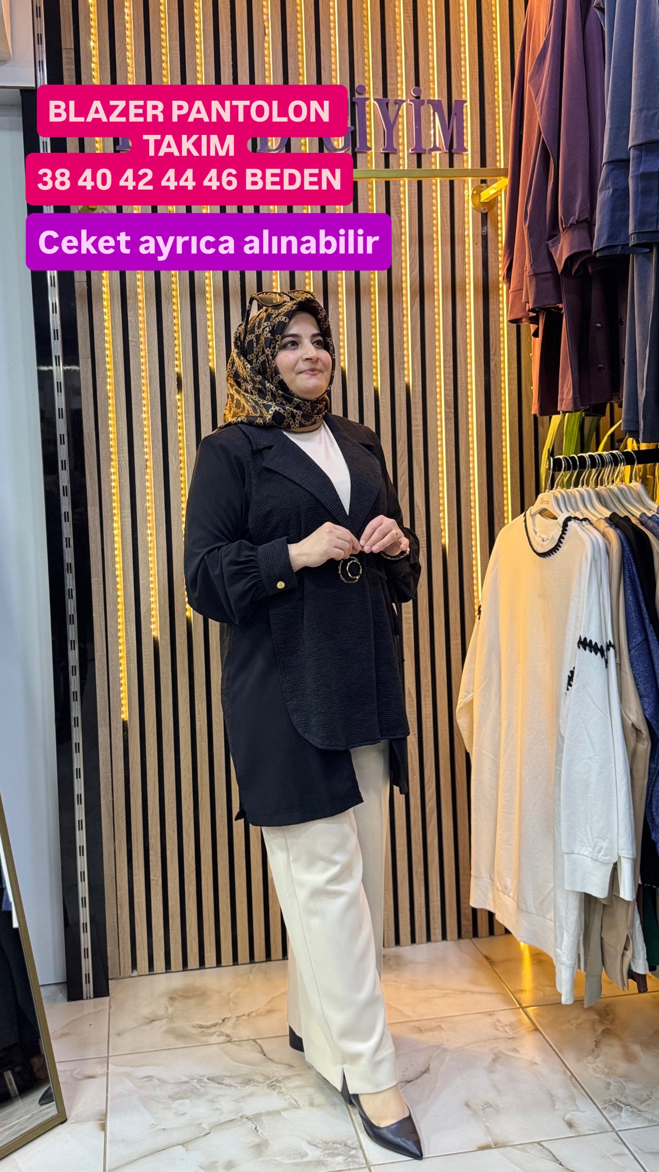 BLAZER CEKET SIYAH CKT 1