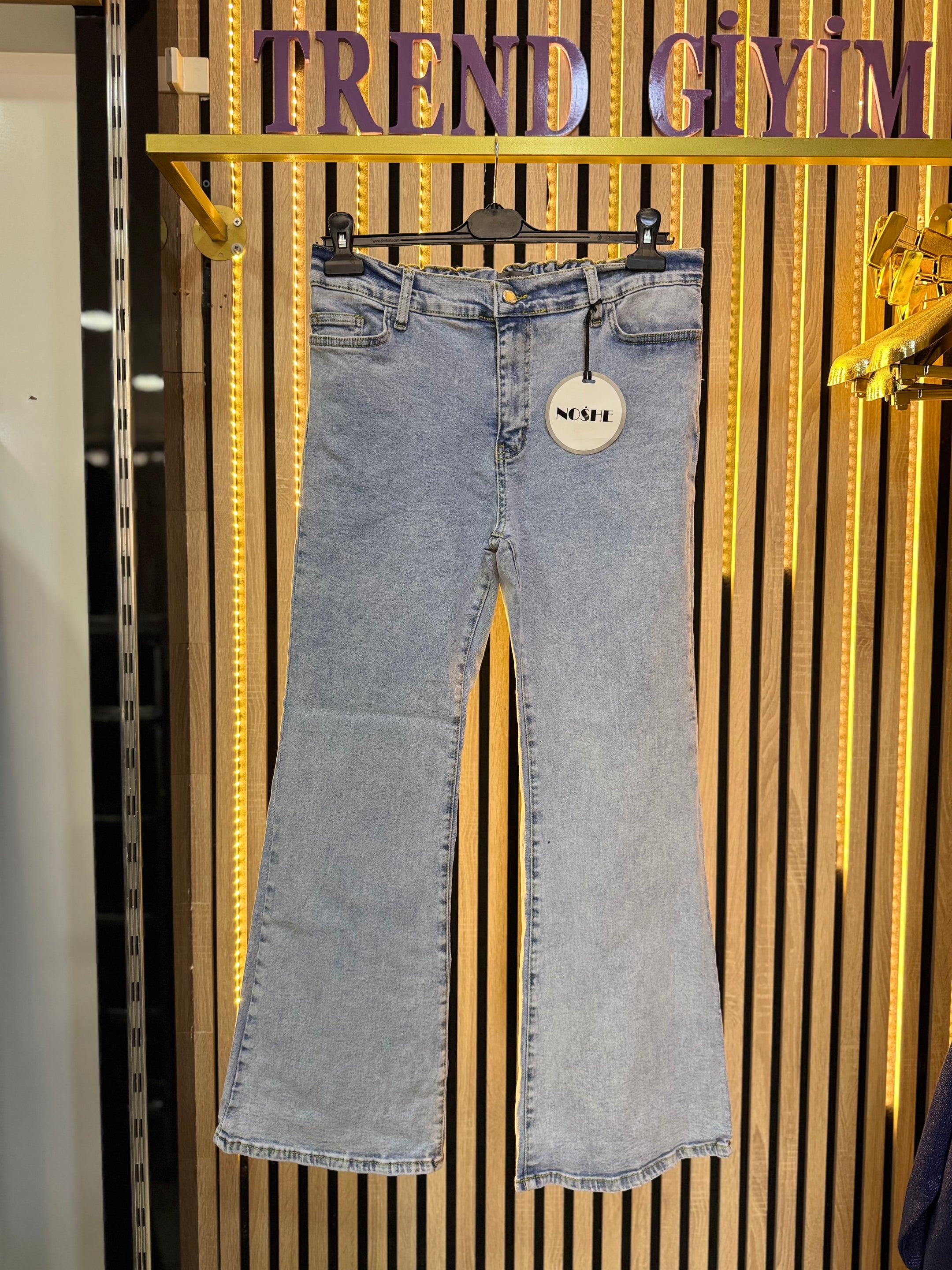 NOŞHE LIKRALI İSPANYOL PAÇA PANTOLON