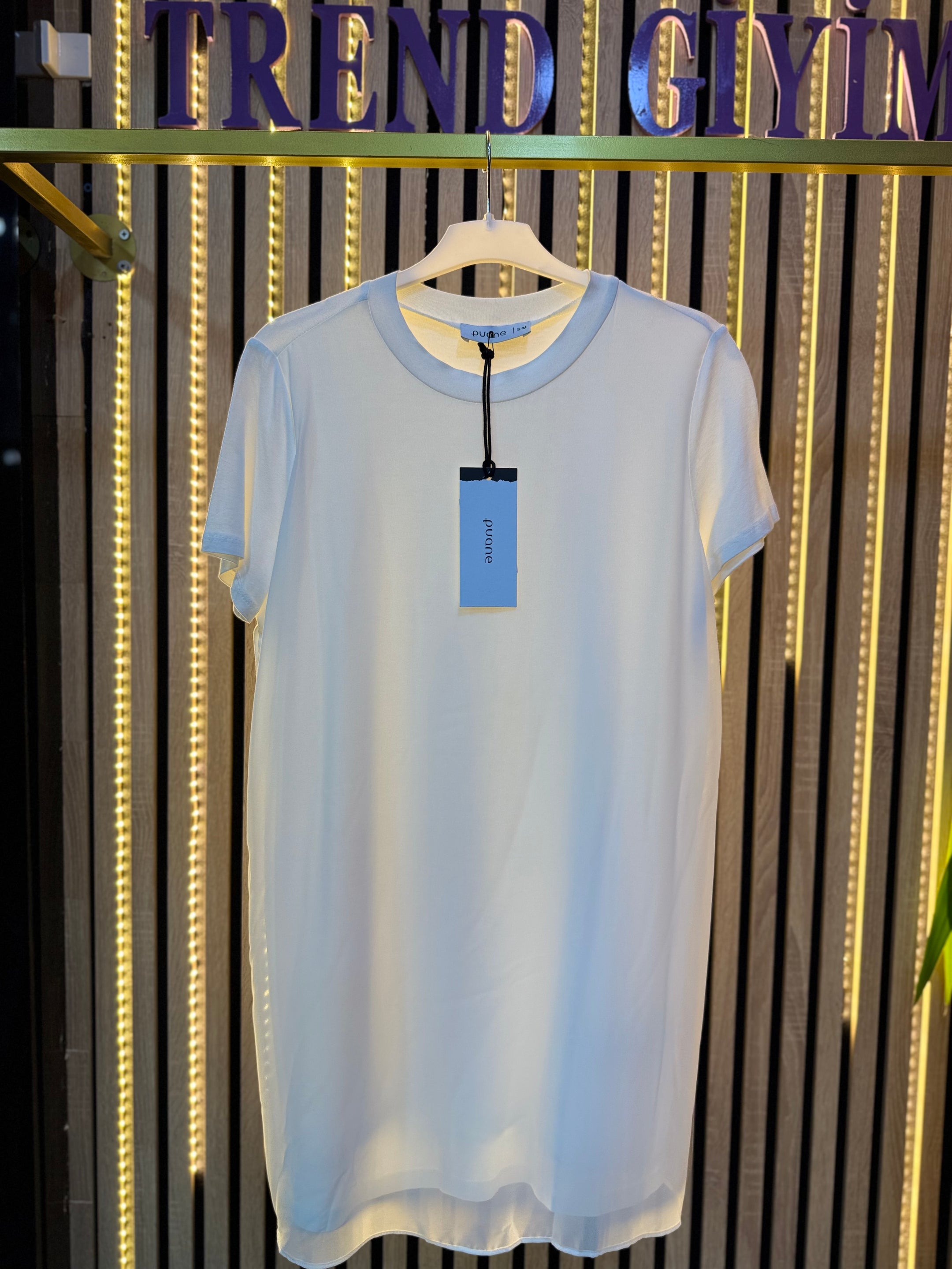 PUANE ÖNÜ TÜL KISA KOL IÇLIK 02￼