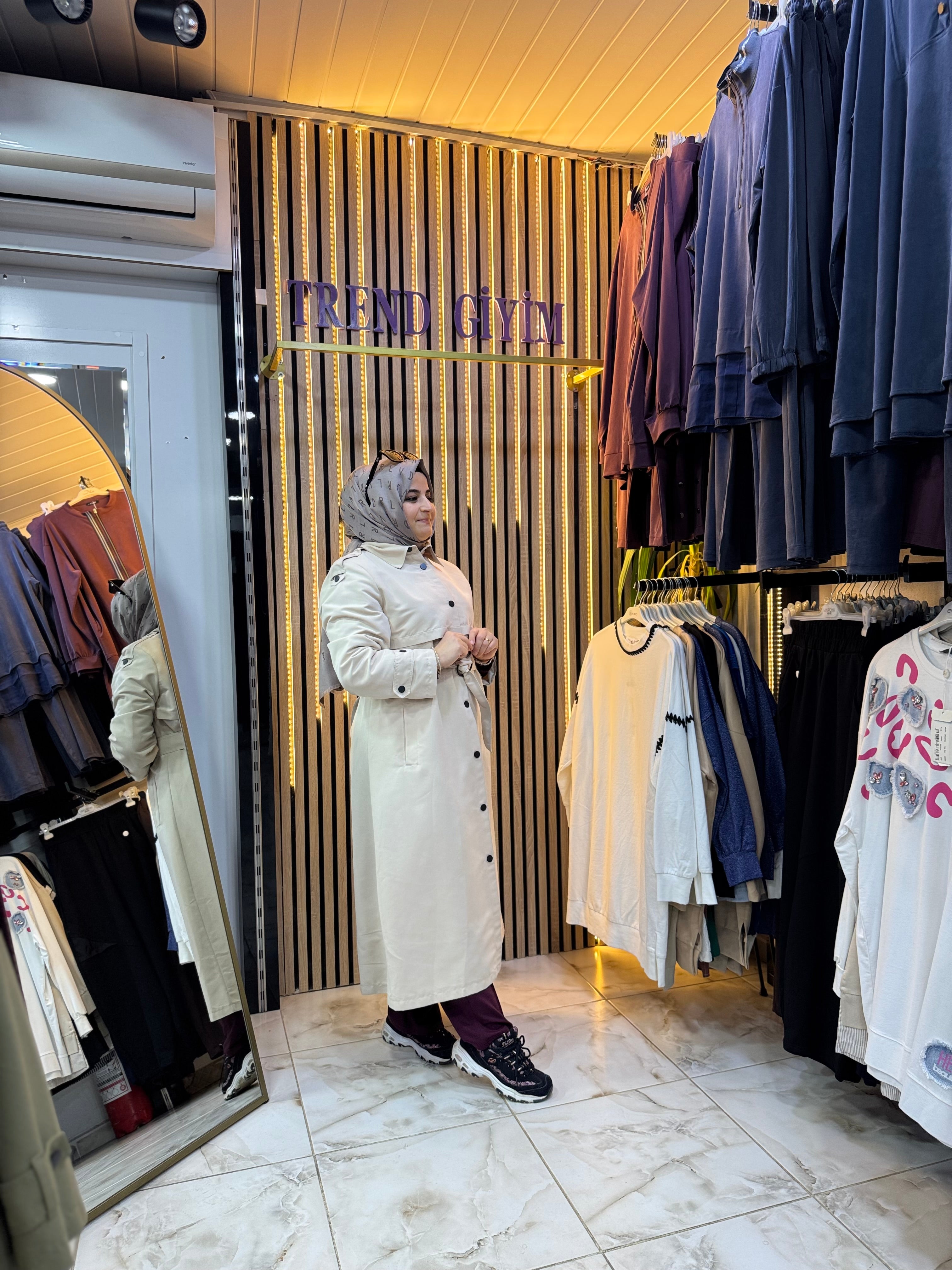 ESVET TRENCH BEJ