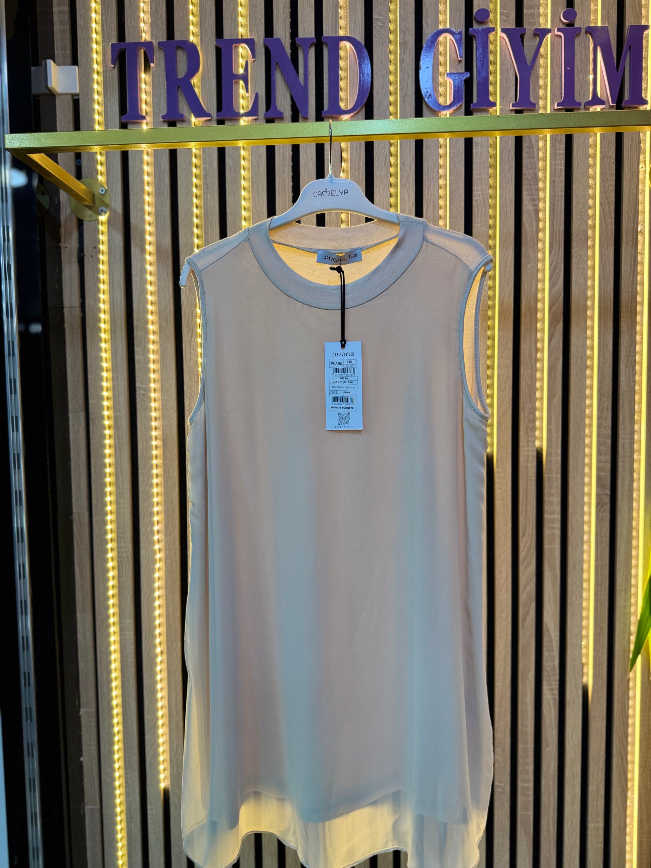 PUANE ÖNÜ TÜL SIFIR KOL İÇLİK 01