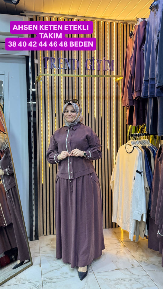 TAŞLI ETEKLI TAKIM ETK 1