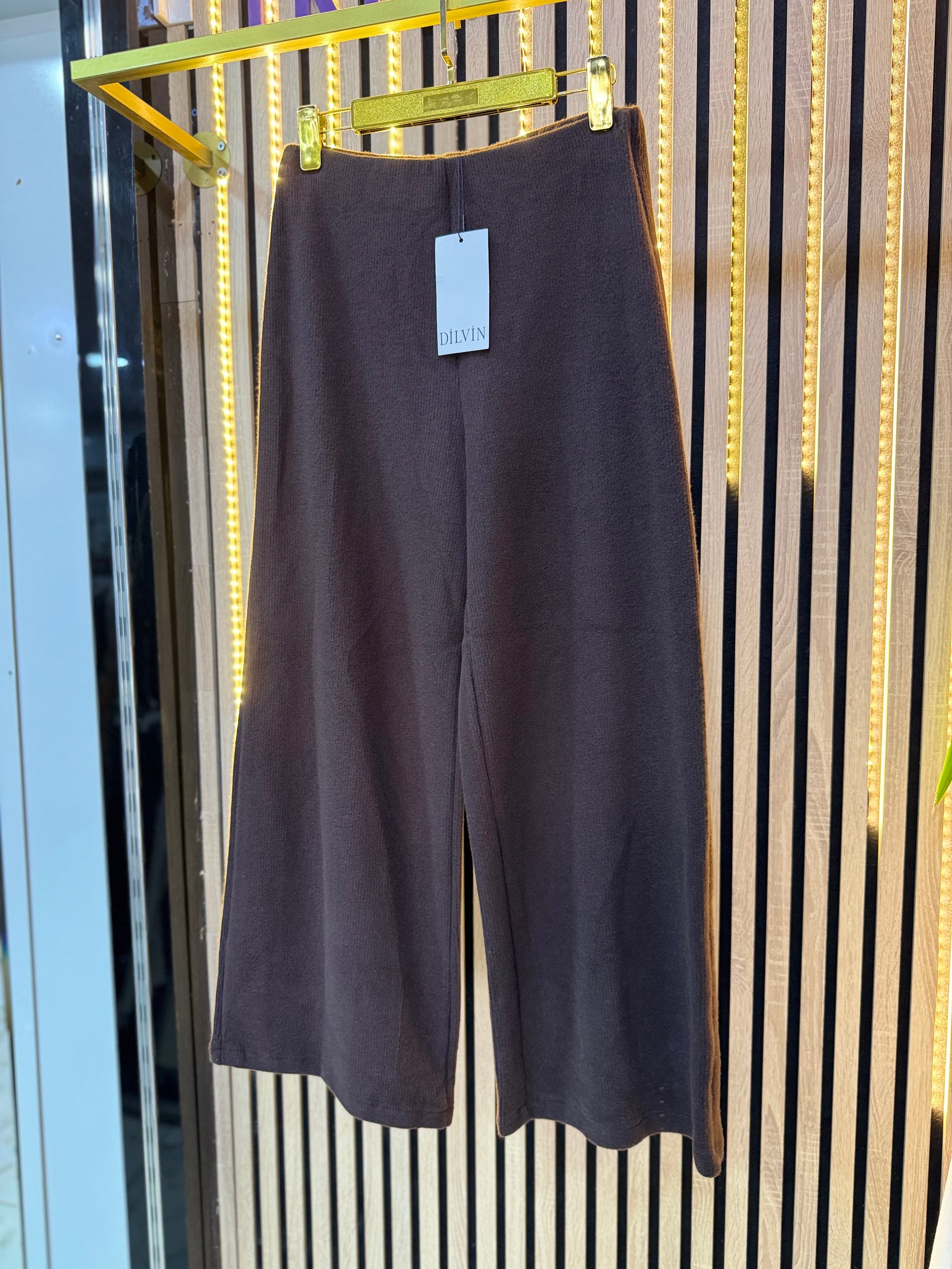 DILVIN TRIKO PANTOLON ACI KAHVE