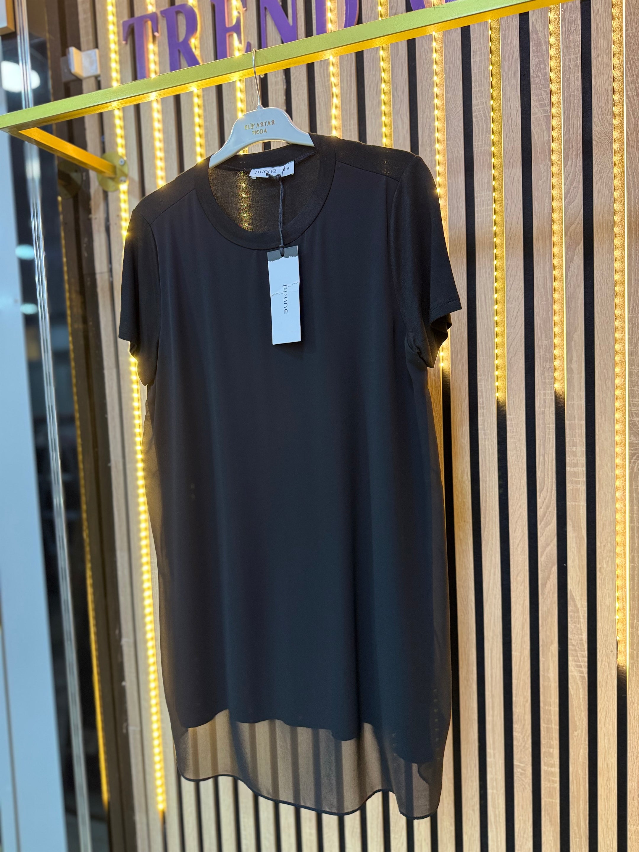 PUANE ÖNÜ TÜL KISA KOL IÇLIK 02￼