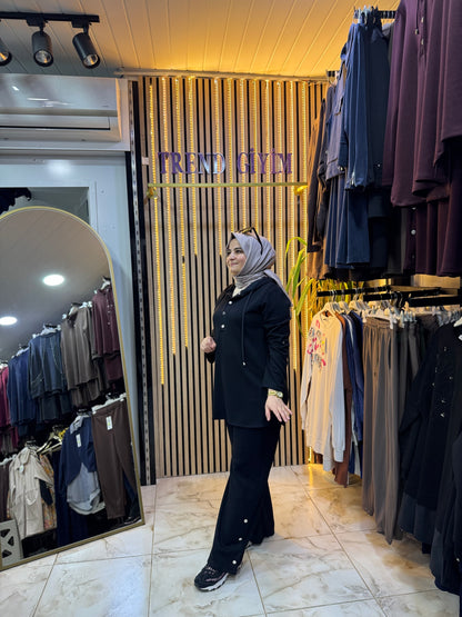 NOŞHE OYSHO ÇIT TAKIM SİYAH