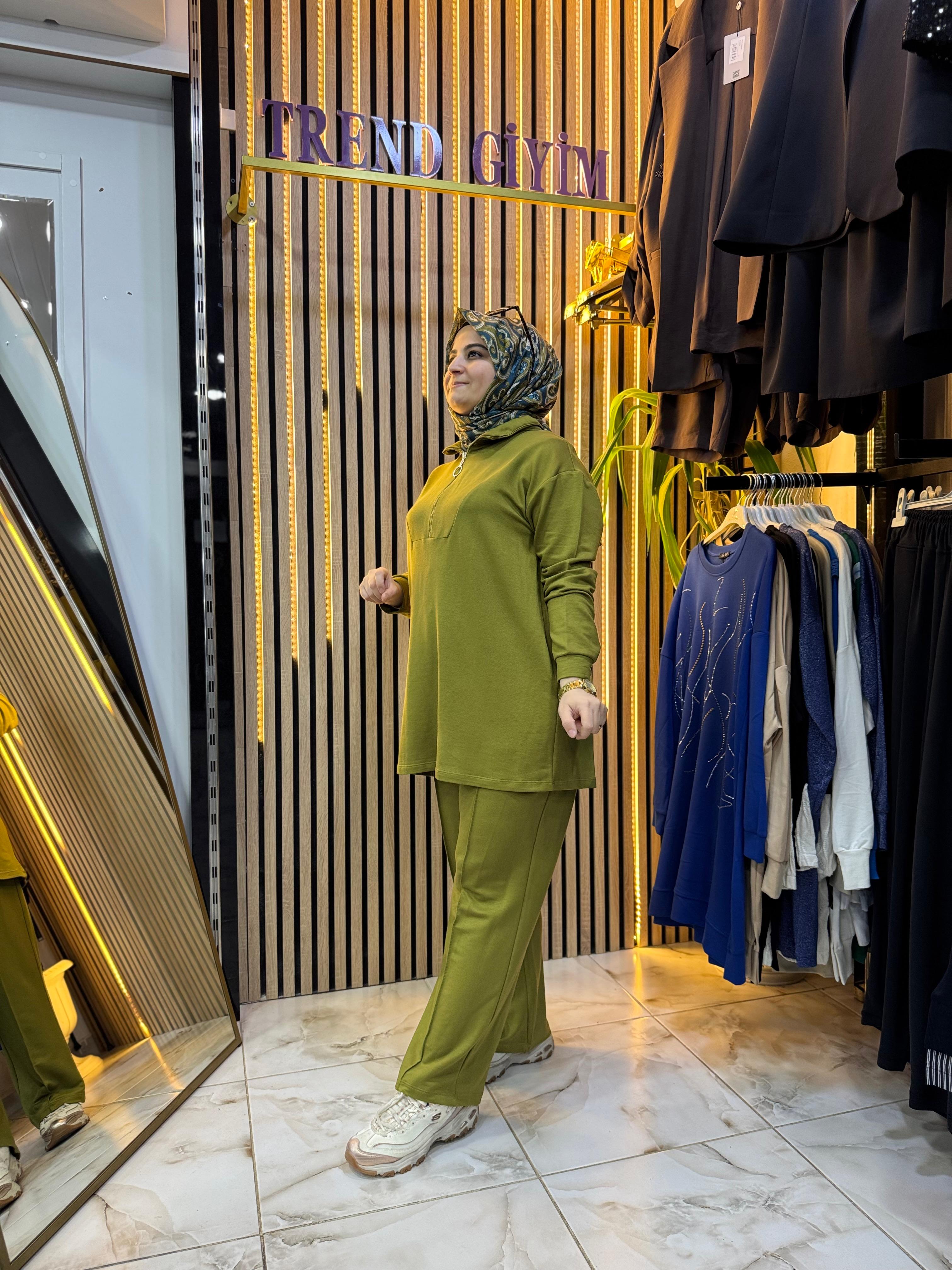 YARIM FERMUARLI TAKIM YEŞİL KT20