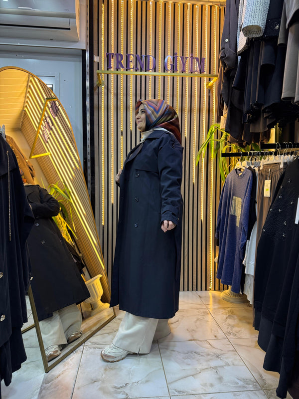 SOUL PUANE TRENÇ SİYAH Y02