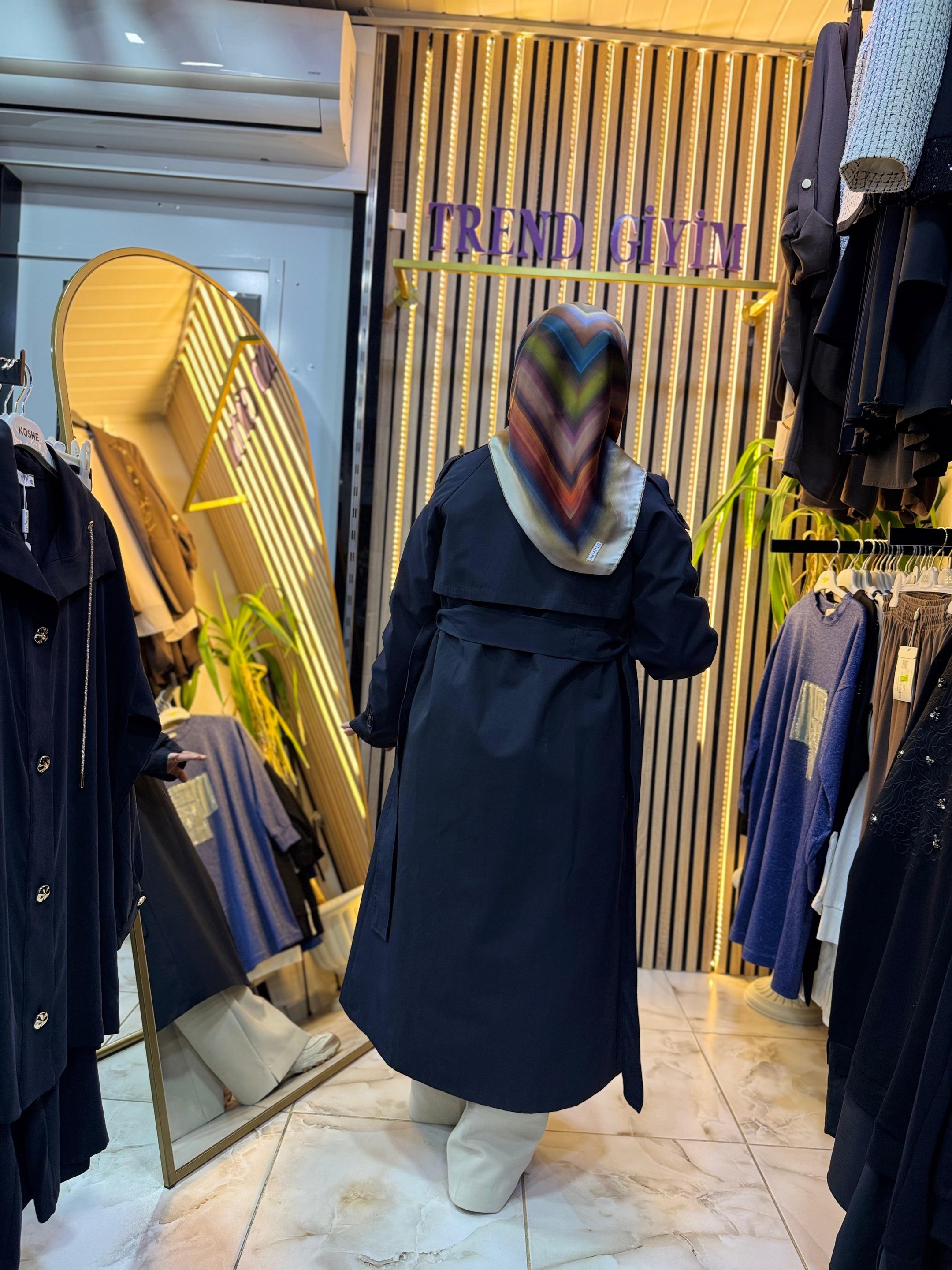 SOUL PUANE TRENÇ SİYAH Y02