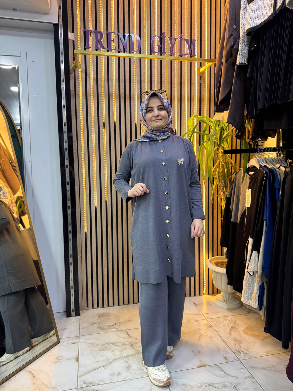 SOĞUK İP MERSERİZE TAKIM GRİ T31