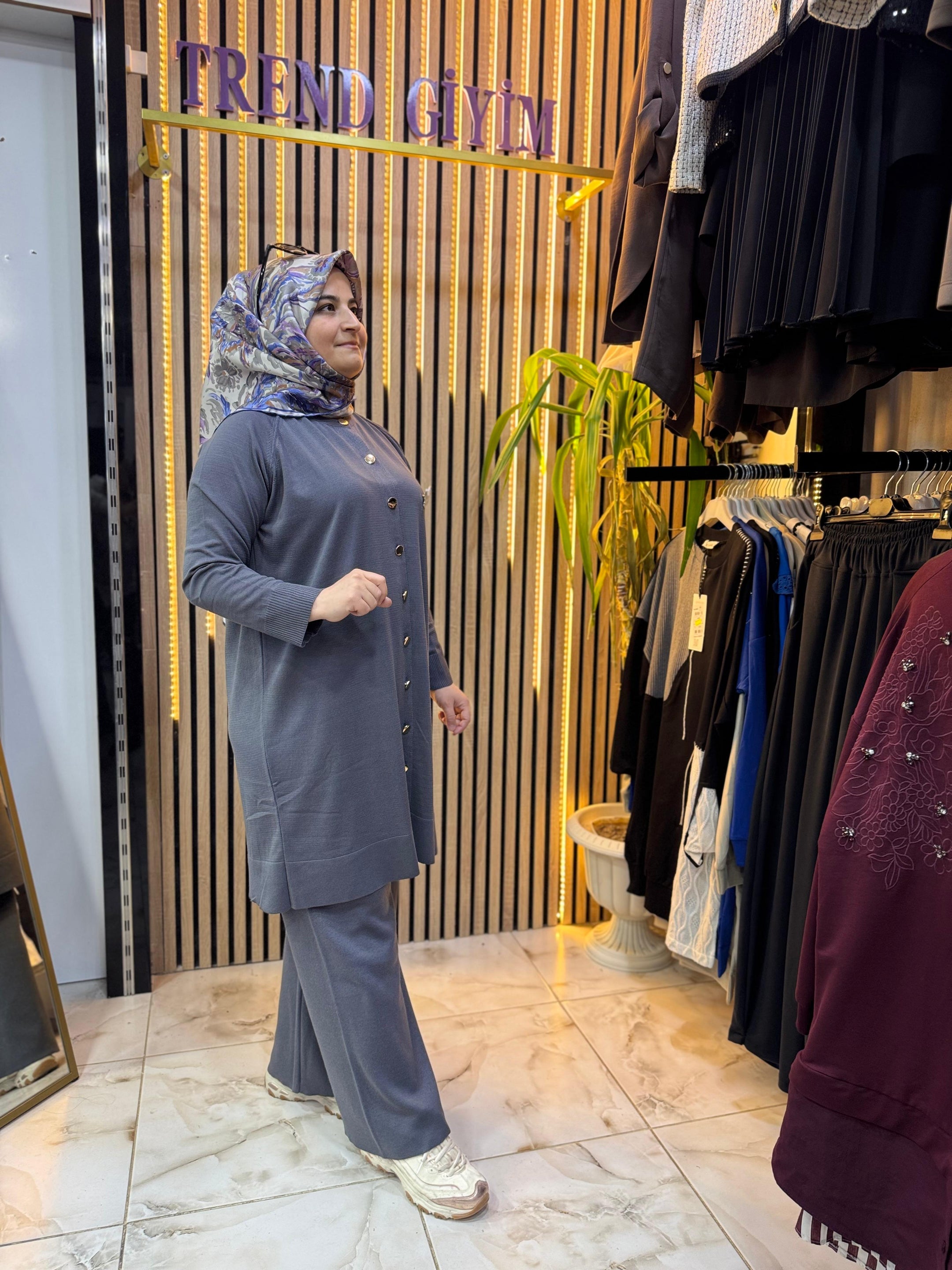 SOĞUK İP MERSERİZE TAKIM GRİ T31