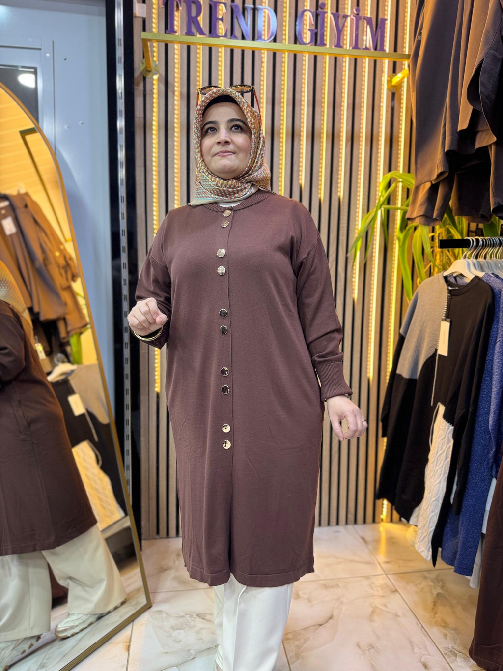 NEFİSE MERSERİZE HIRKA ACI KAHVE HM03