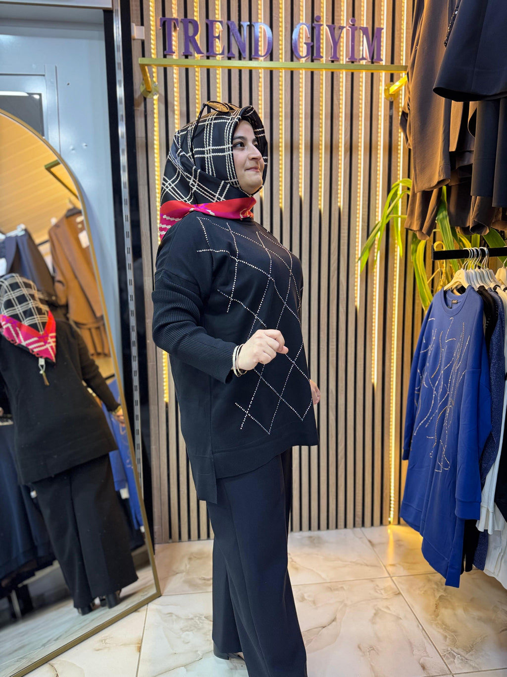 MERSERİZE TAŞLI TUNİK TN52