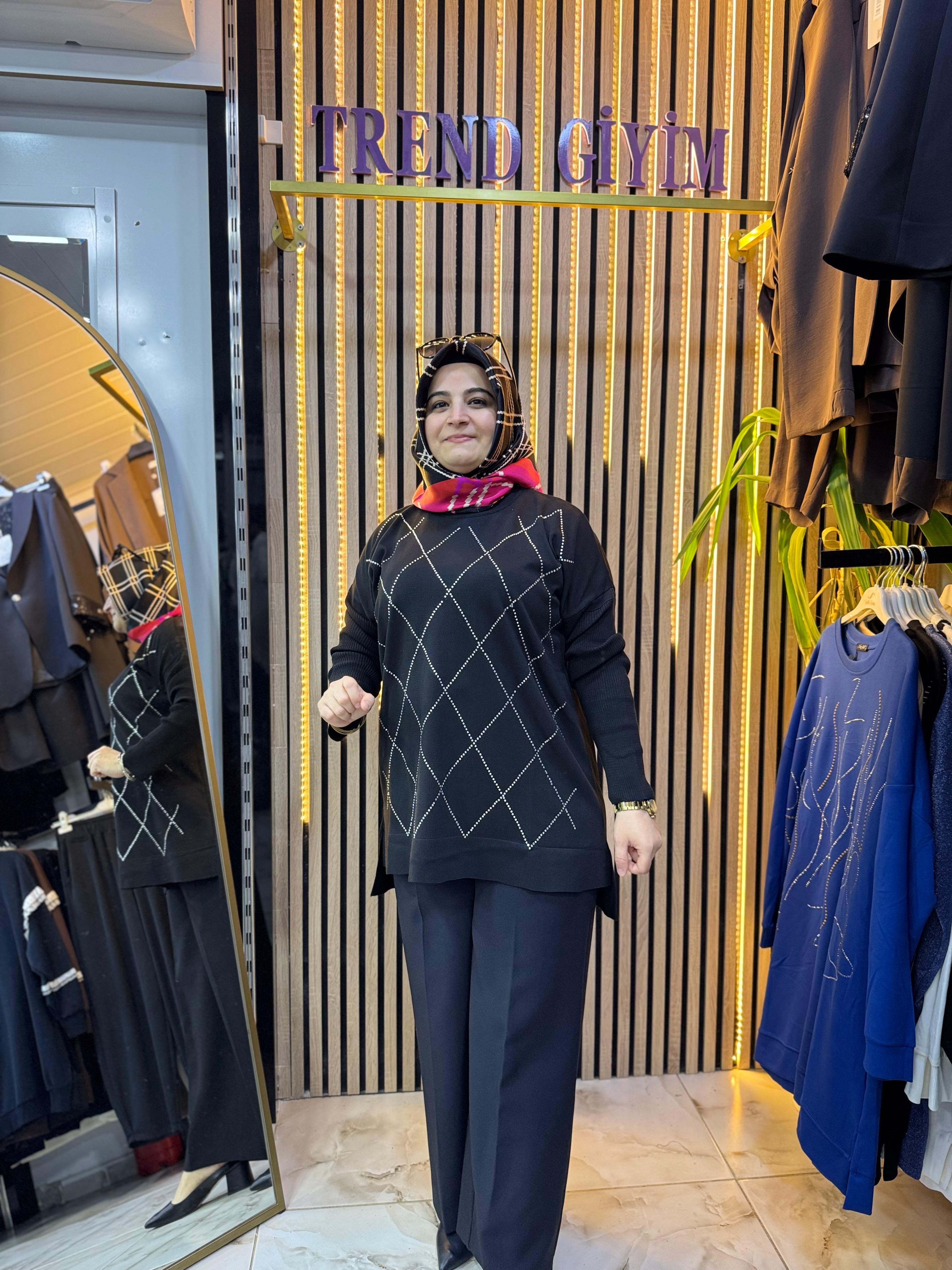 MERSERİZE TAŞLI TUNİK TN52