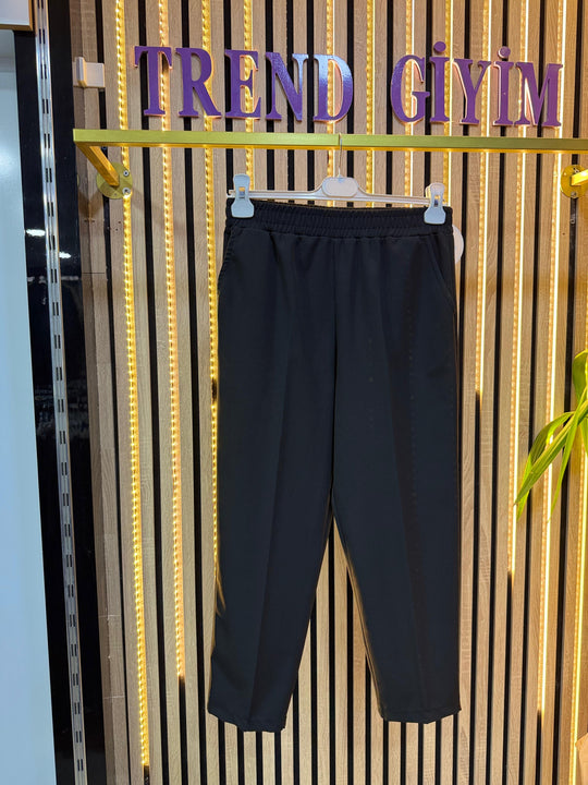 NOSHE DAR PAÇA PANTOLON SİYAH P28