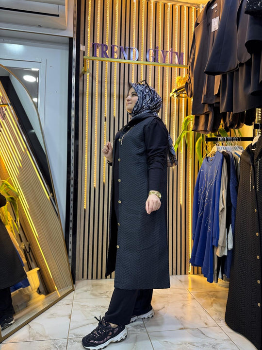 KAPİTONE YELEK SİYAH